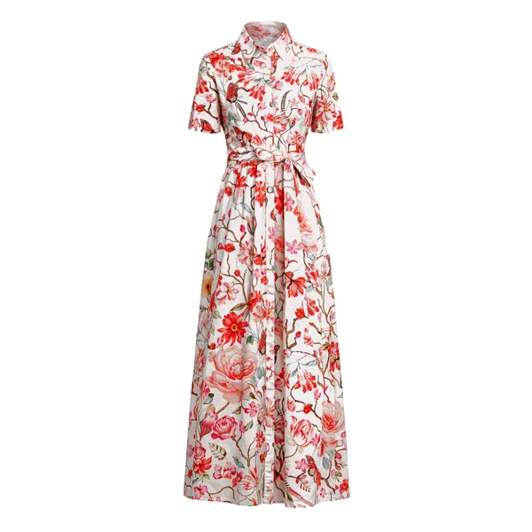 Como Dress Botanical Pink