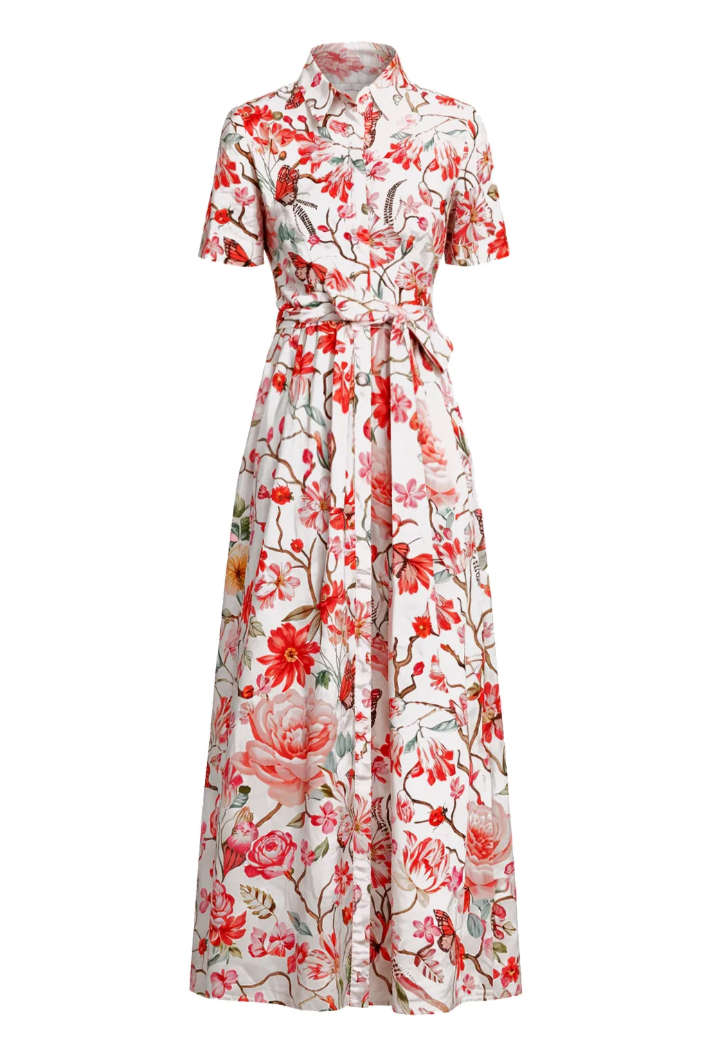 Mary Katrantzou Como Dress Botanical Pink - Dresses - British Romantic Luxury at Luxury Shoes Mary Katrantzou dress