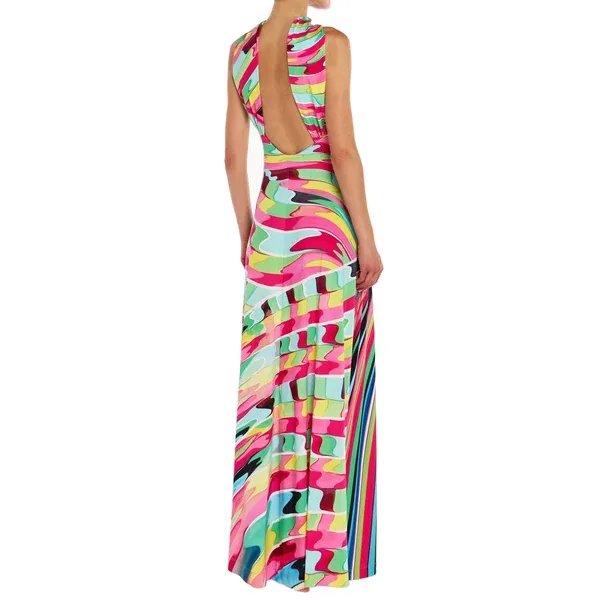 print dress and Mary Katrantzou SS26