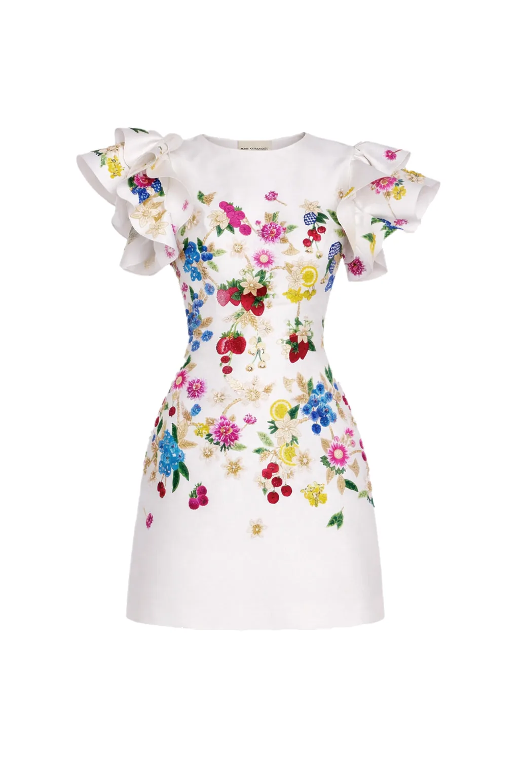 Mary Katrantzou Elodie Dress Fruitavola - Dresses - British Romantic Luxury at Luxury Shoes Mary Katrantzou dress