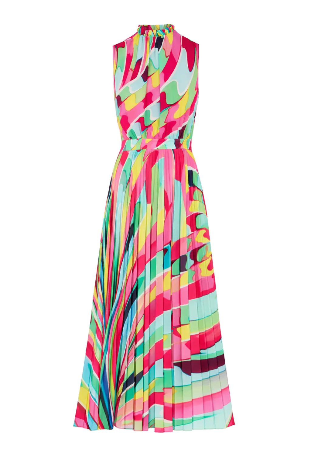 Mary Katrantzou Hollie Dress Reticello Rainbow - Dresses - British Romantic Luxury at Luxury Shoes Mary Katrantzou dress