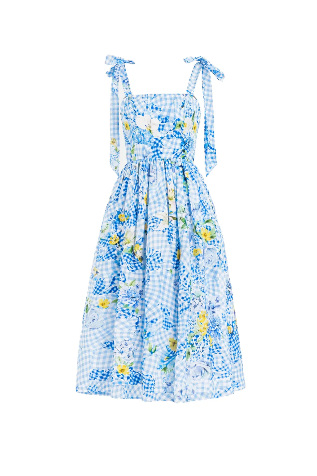 Mary Katrantzou Iris Dress Fleur Blueberry - Dresses - British Romantic Luxury at Luxury Shoes Mary Katrantzou dress