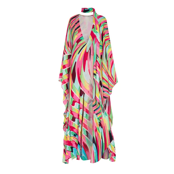 Kira Kaftan Reticello Rainbow