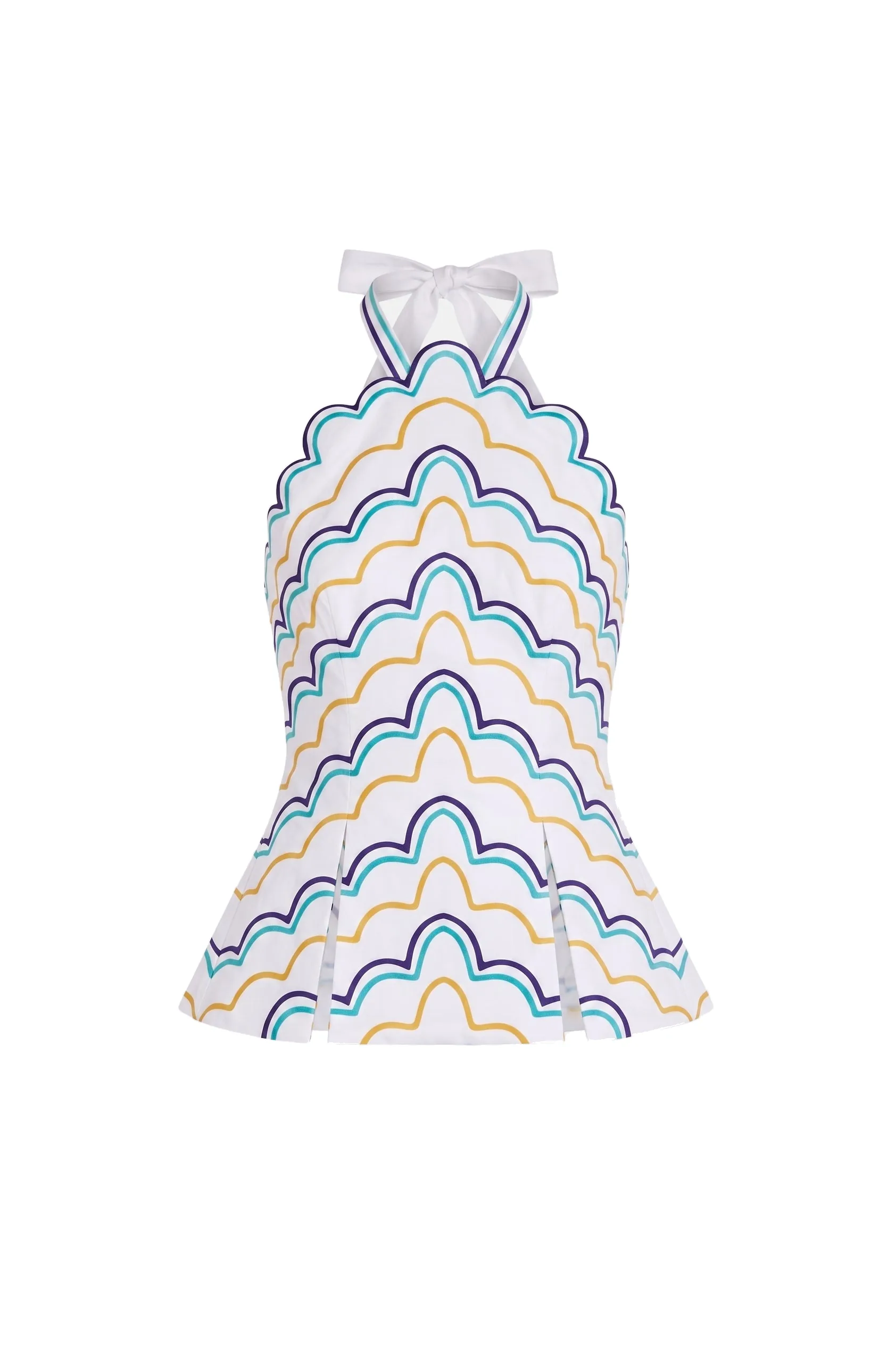 Mary Katrantzou Lina Top Blanchetto - Tops - British Romantic Luxury at Luxury Shoes Mary Katrantzou top