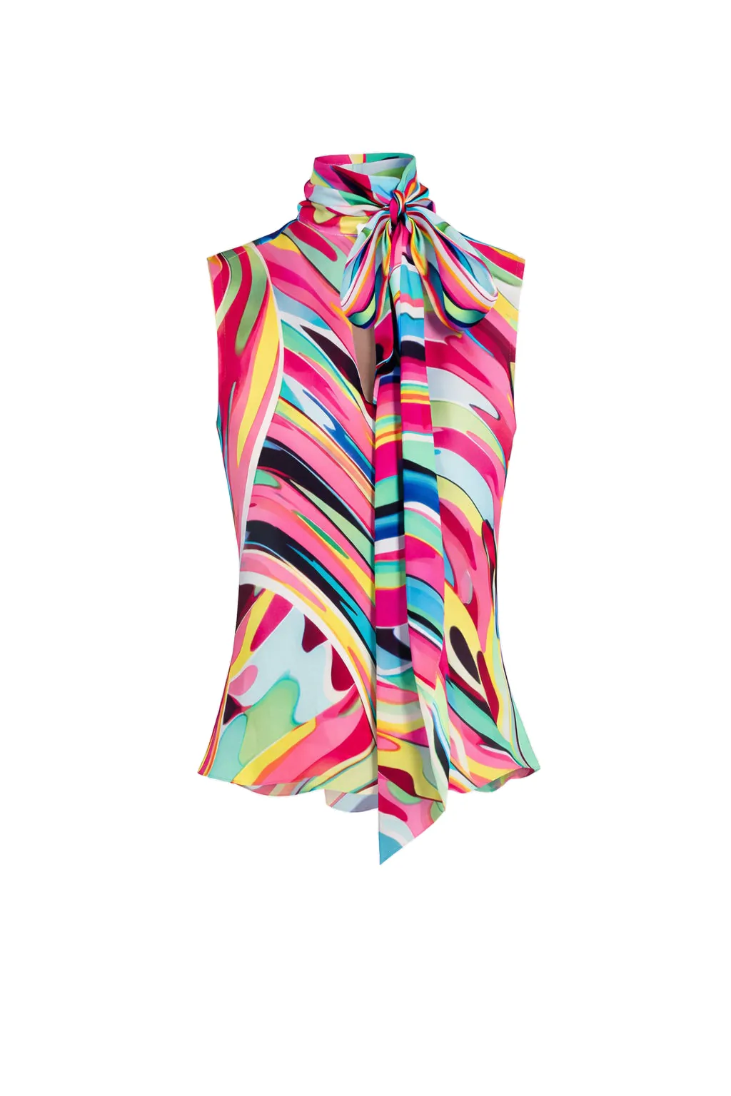 Mary Katrantzou Vita Blouse Reticello Rainbow - Tops - British Romantic Luxury at Luxury Shoes Mary Katrantzou top