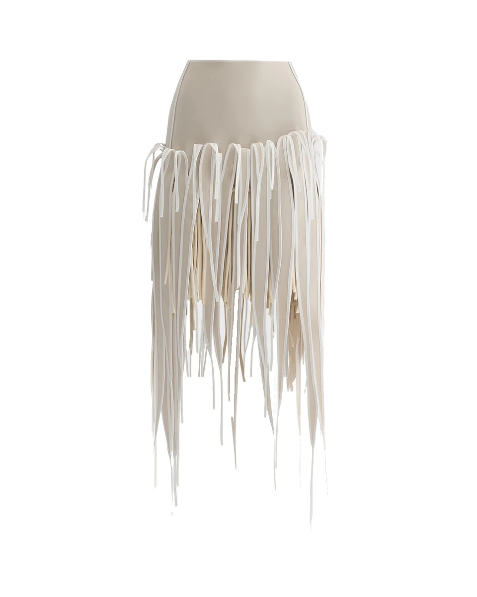 Maticevski Blitz Skirt in Beige Maticevski Blitz Skirt