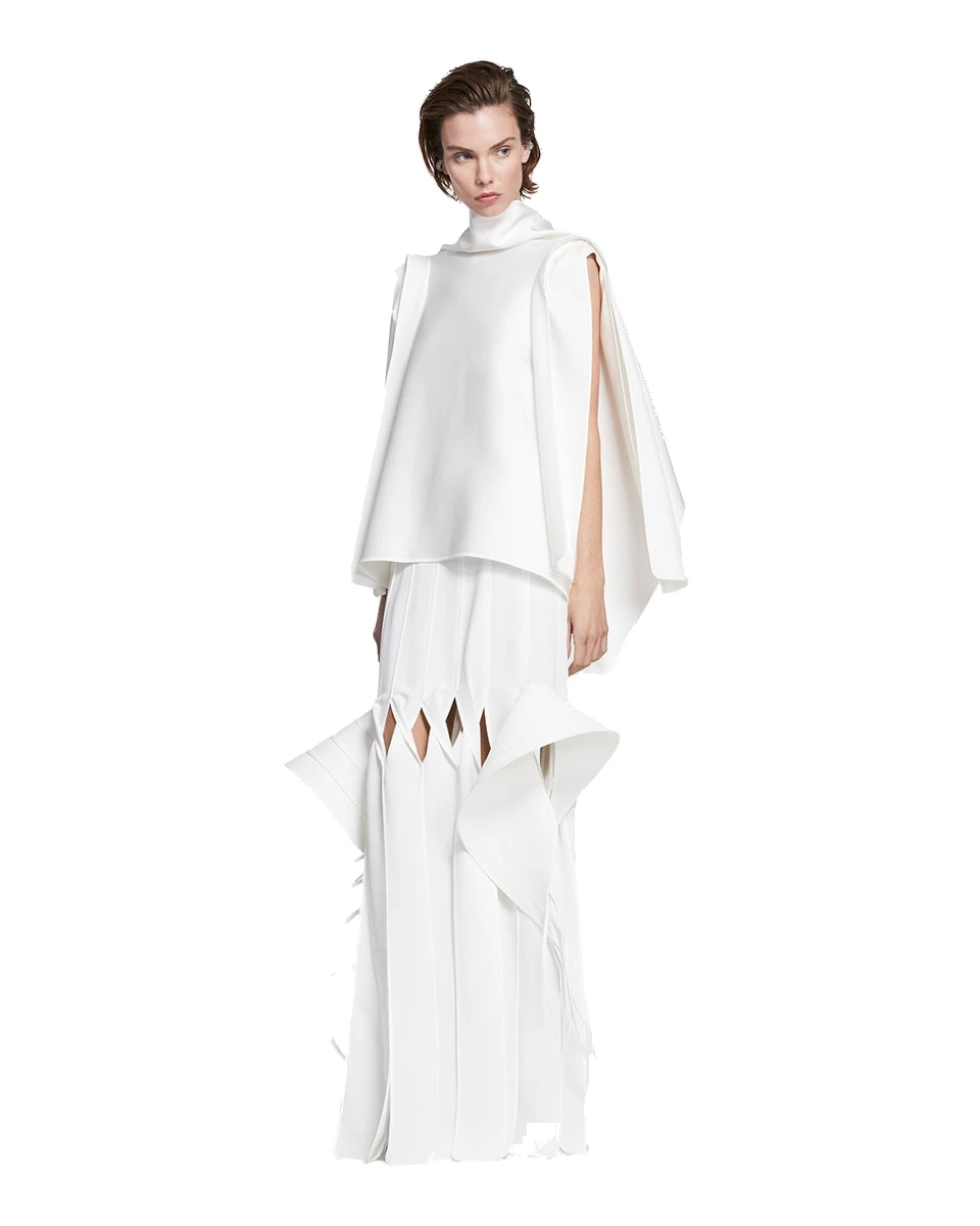 Maticevski Newfound Skirt in White Maticevski Newfound Skirt