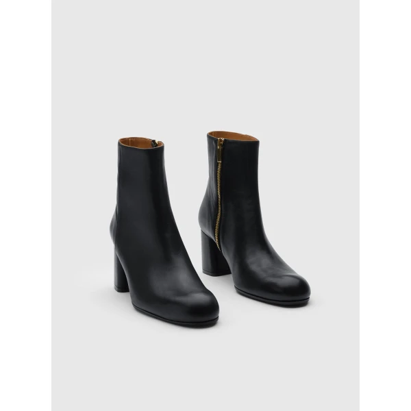 ATP Atelier Miola in Black Ankle Boots Black