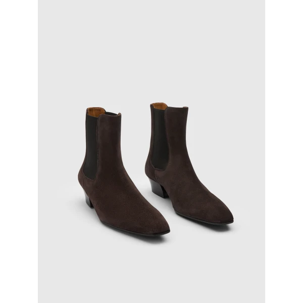 ATP Atelier Nemoli in Walnut Ankle Boots Brown