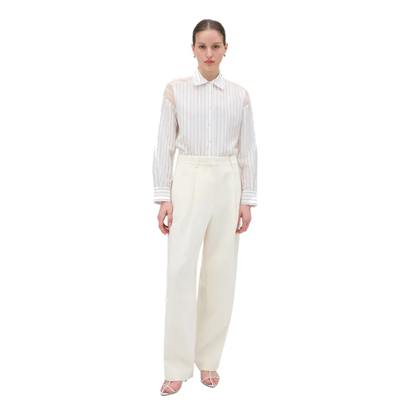 Barrel Leg Tuxedo Pant