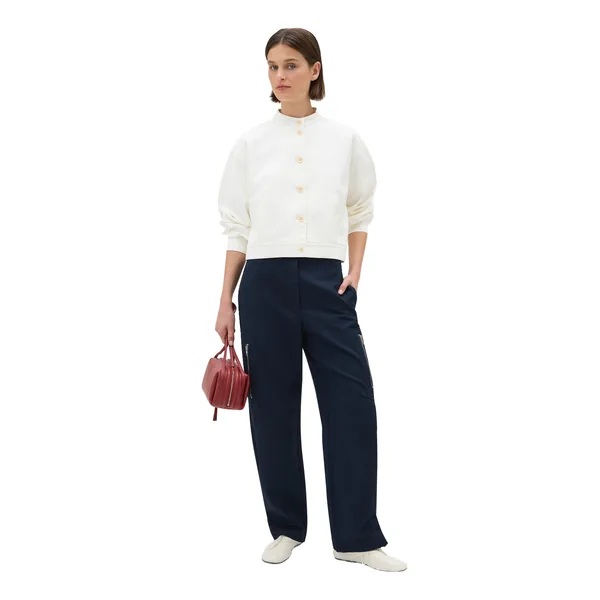 Curved Sleeve Jacket