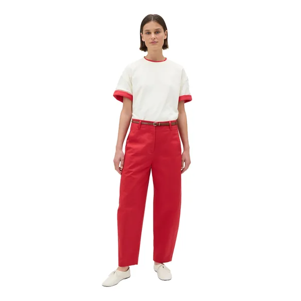 Flat Front Curved Pant