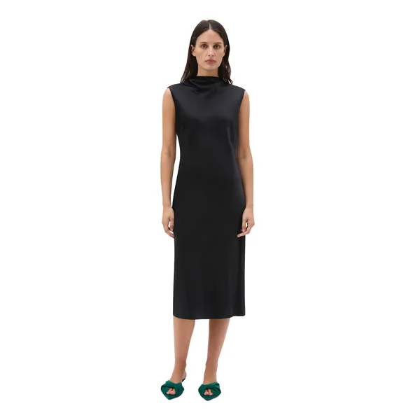 High Neck Sheath Dress