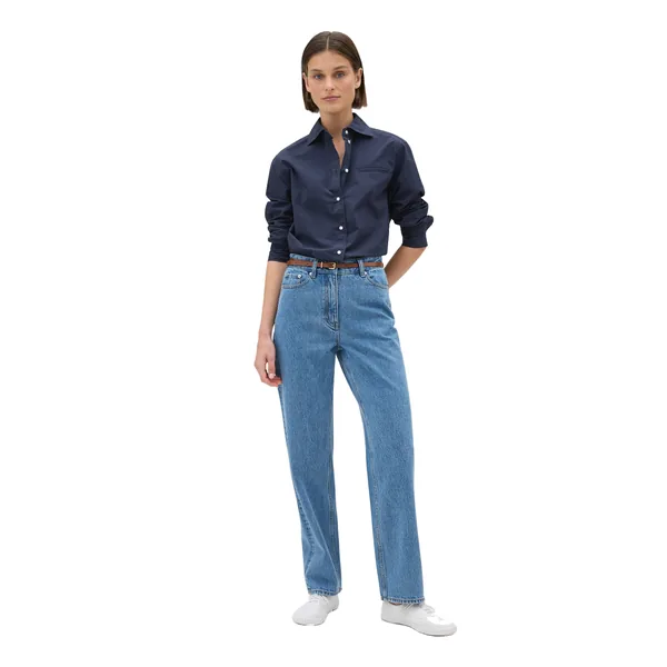 Straight Leg Denim Jean
