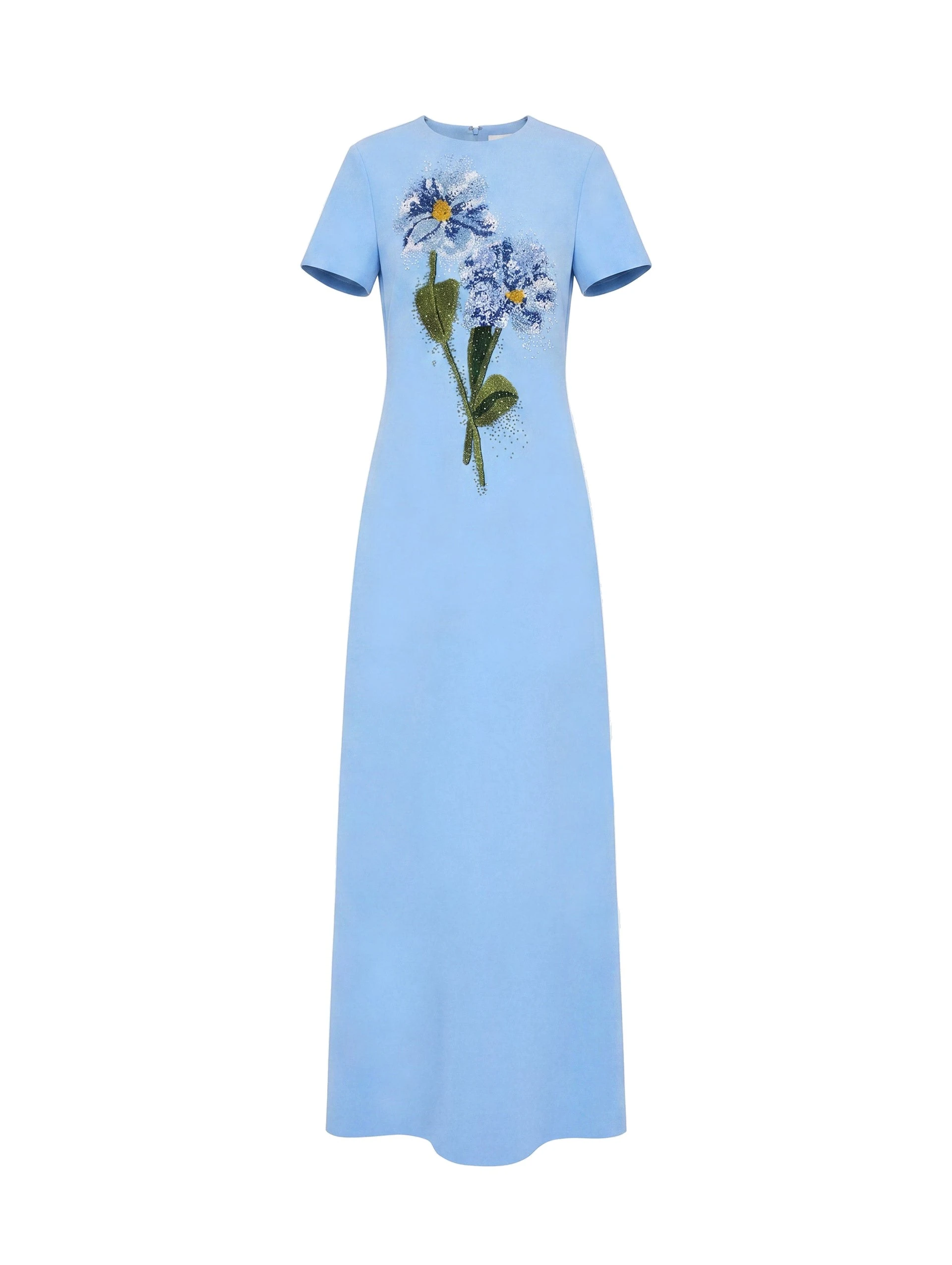Oscar-de-la-Renta-Beaded-Chine-Cosmos-Embroidered-Caftan Oscar de la Renta Beaded Chiné Cosmos Embroidered Caftan | Kimono | Luxury Shoes