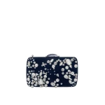 Oscar de la Renta Crystal Cluster Embroidered Minaudière