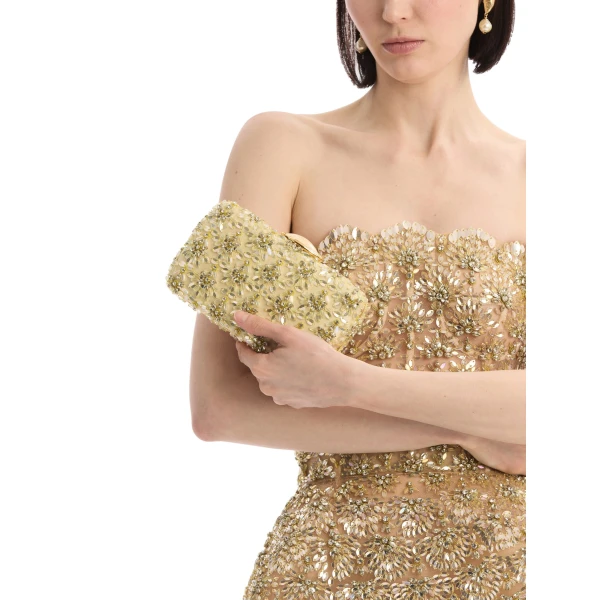 Oscar de la Renta clutch bag