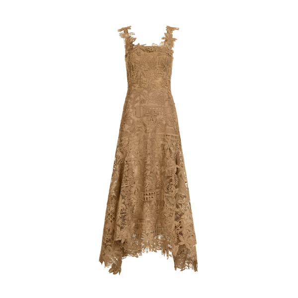 Oscar de la Renta Dominican Landscape Guipure Dress | Dresses | Luxury Shoes 