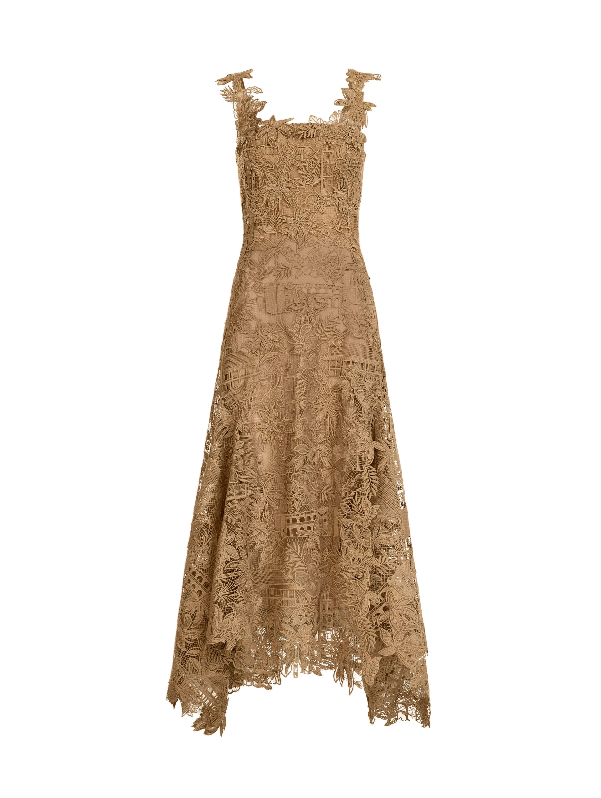 Oscar de la Renta Dominican Landscape Guipure Dress | Dresses | Luxury Shoes Oscar de la Renta Dominican Landscape Guipure Dress | Dresses | Luxury Shoes