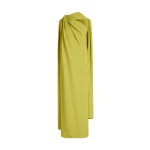 Oscar de la Renta Drape Detailed Georgette Caftan | Kimono | Luxury Shoes 