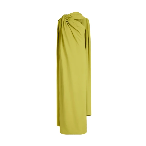 Drape Detailed Georgette Caftan