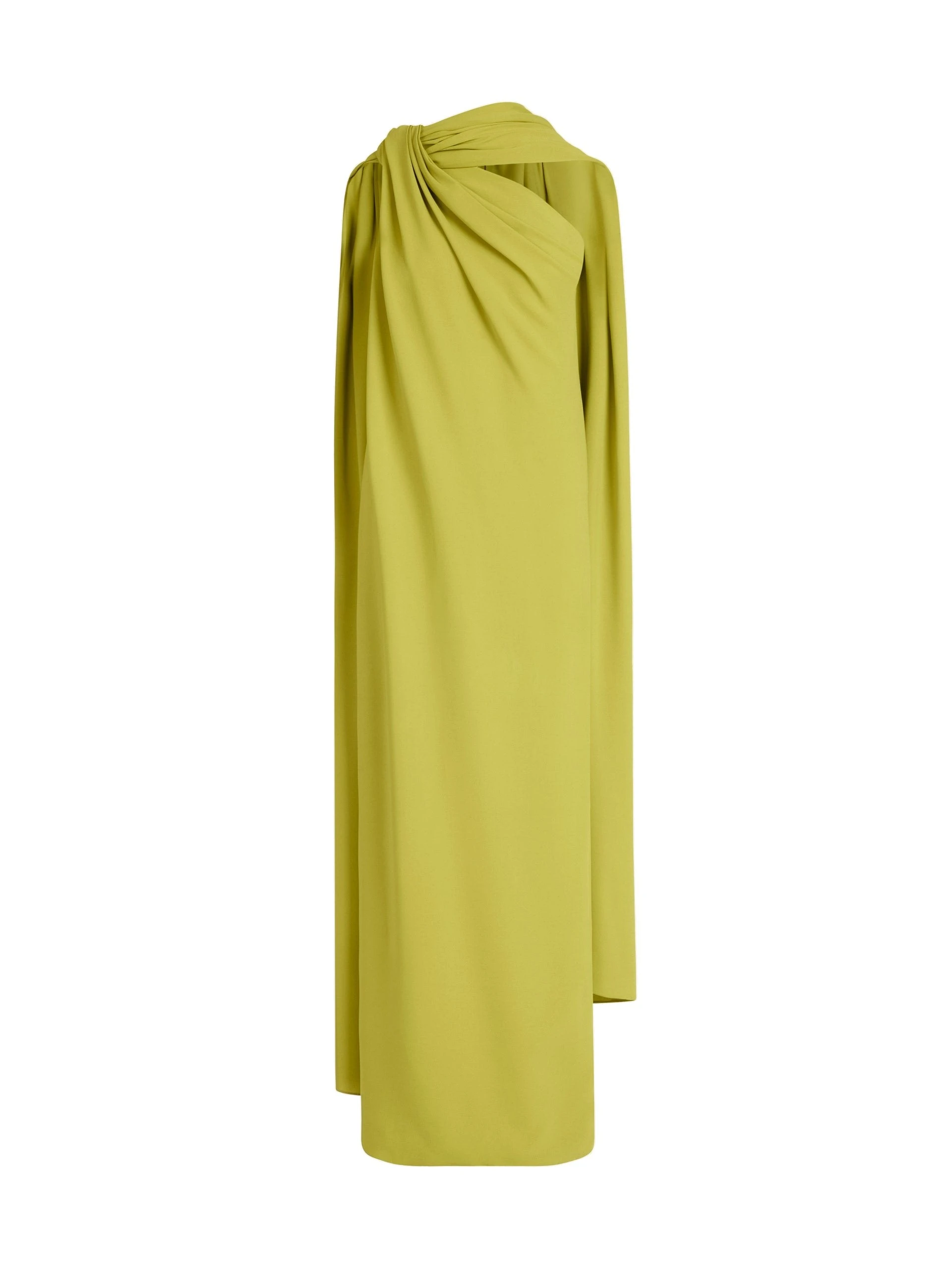 Oscar-de-la-Renta-Drape-Detailed-Georgette-Caftan Oscar de la Renta Drape Detailed Georgette Caftan | Kimono | Luxury Shoes