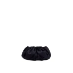 Oscar de la Renta Mini Satin Bow Clutch in Navy