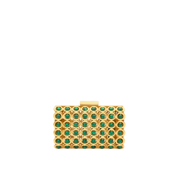 Multicolour clutch bag