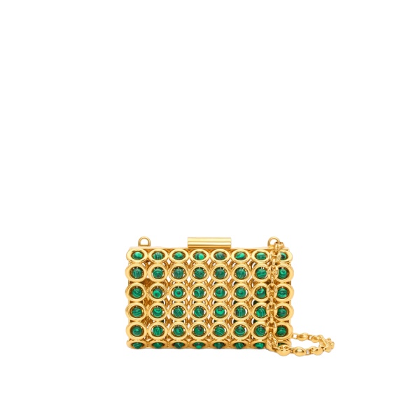 Oscar de la Renta Mini Saturn Minaudière