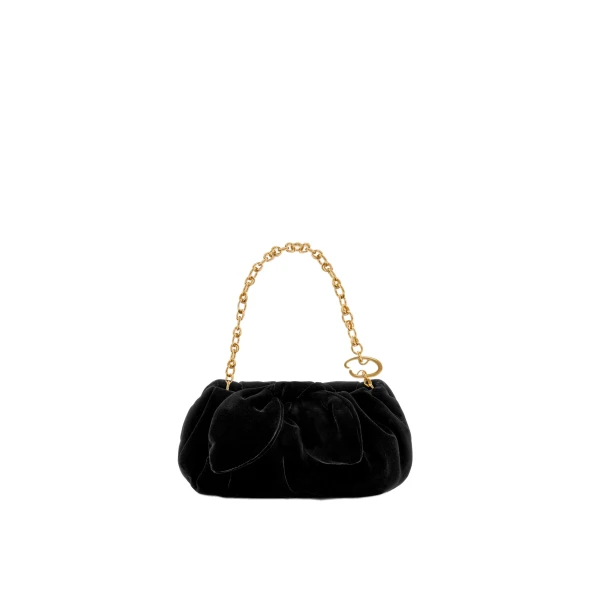 Black clutch bag