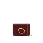 Oscar de la Renta O Pochette in Bordeaux