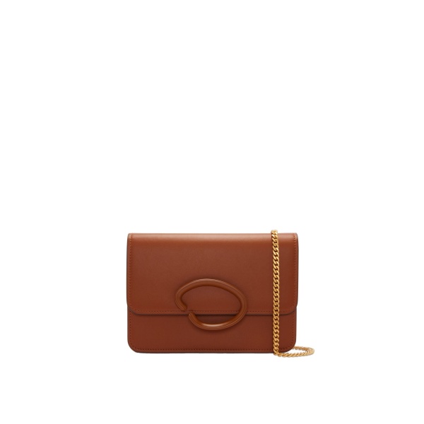 Oscar de la Renta O Pochette in Cognac
