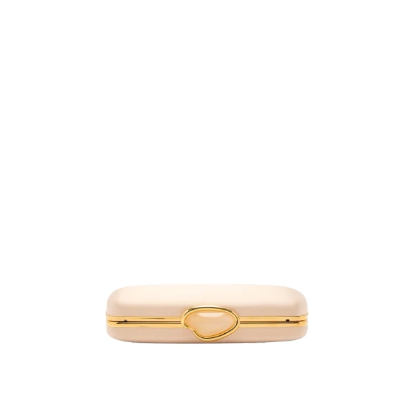 Pink clutch bag