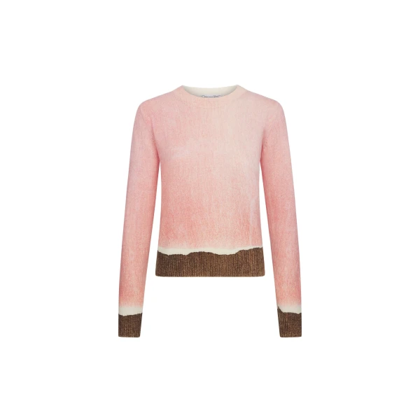Ombré Crewneck Pullover