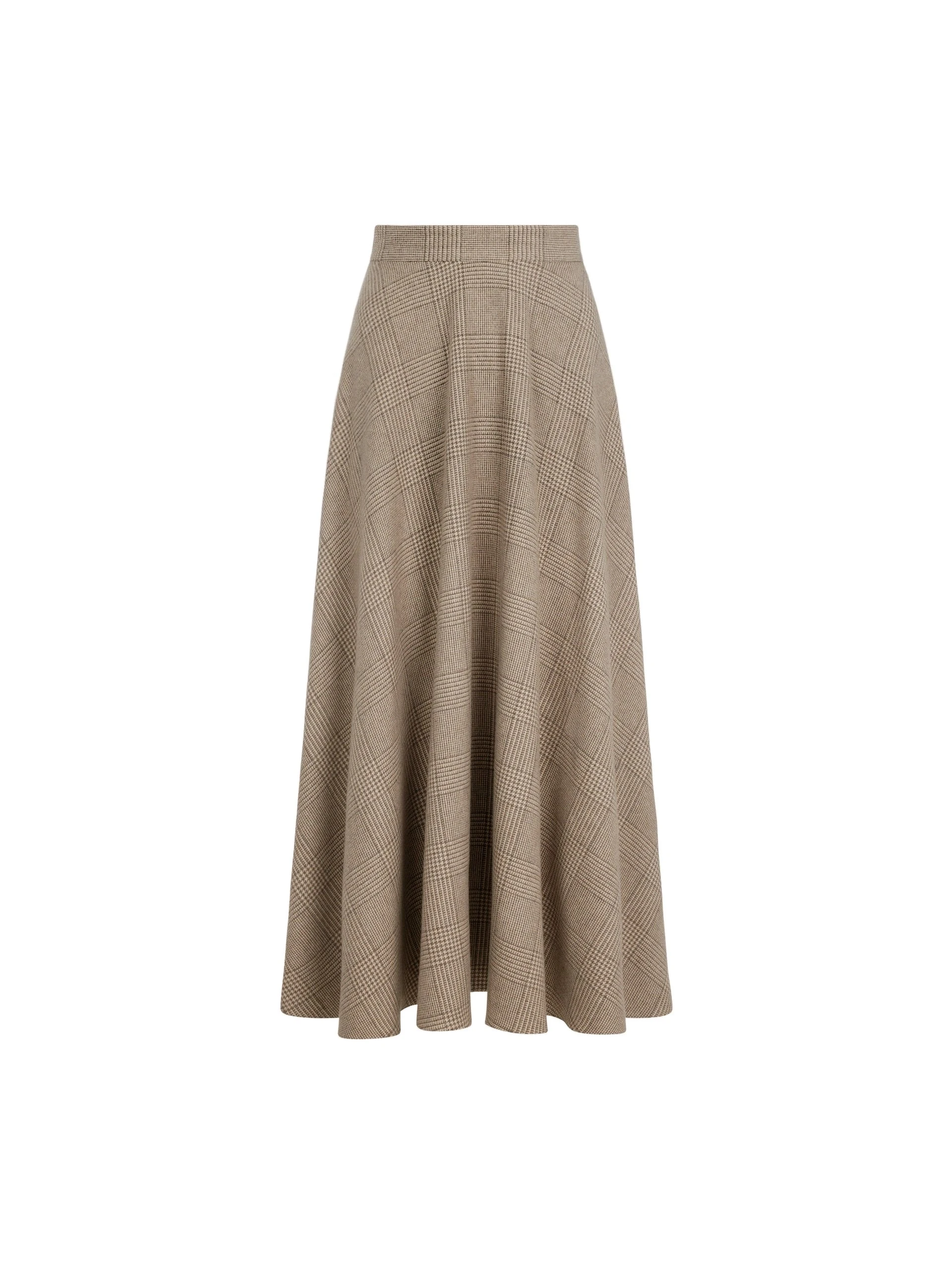 Oscar-de-la-Renta-Plaid-Cashmere-Blend-Skirt Oscar de la Renta Plaid Cashmere-Blend Skirt | Skirts | Luxury Shoes