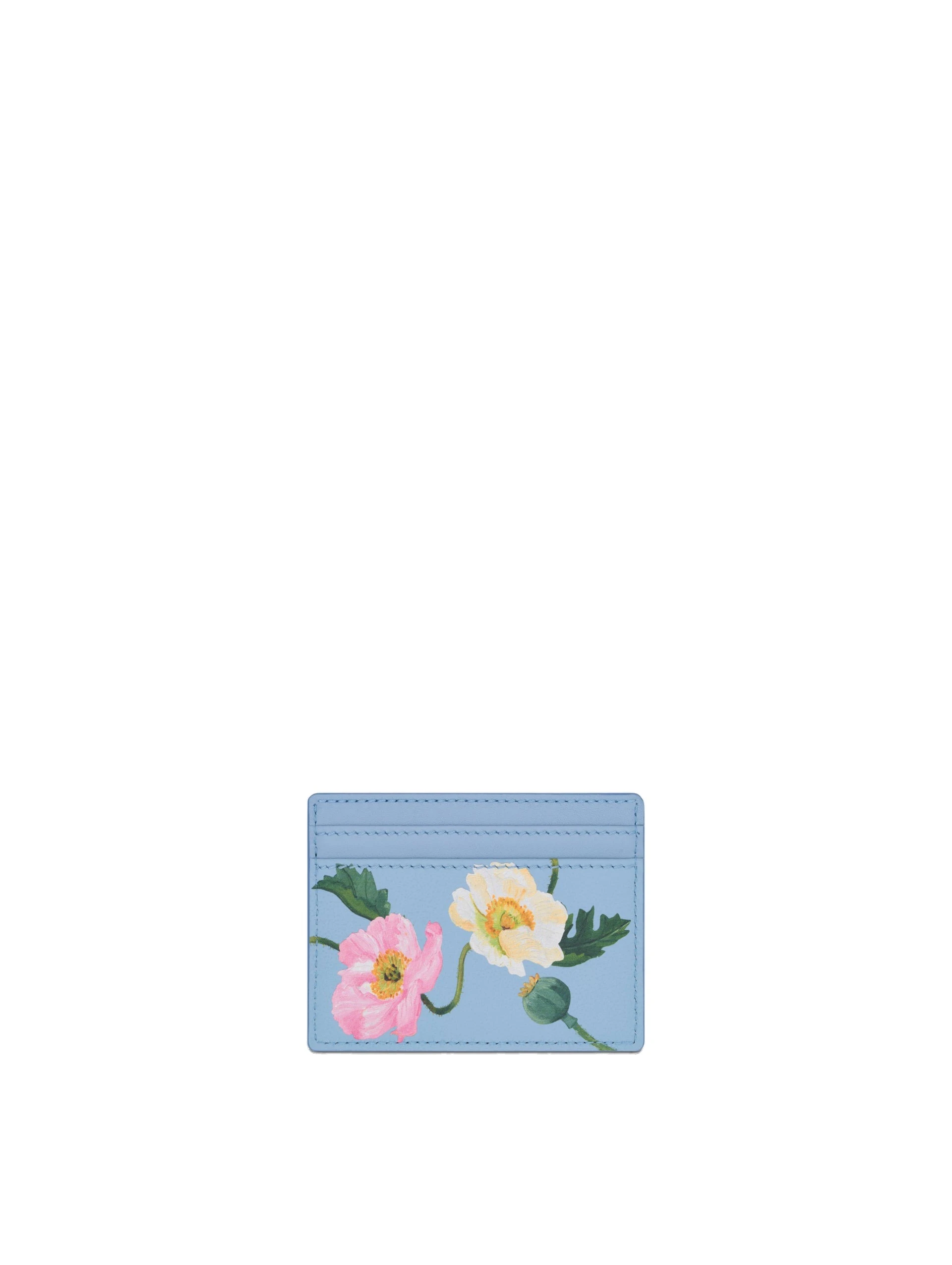 Oscar de la Renta Poppy-Printed Card Case Oscar de la Renta Poppy-Printed Card Case