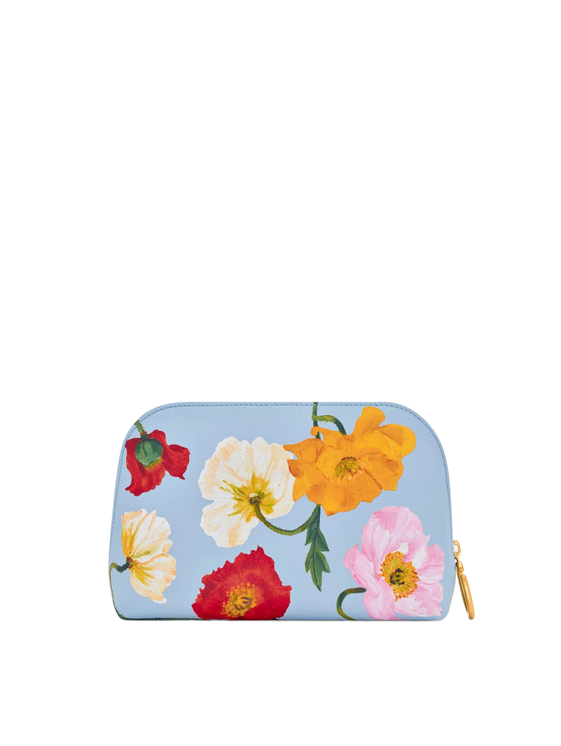 Oscar de la Renta Poppy-Printed Medium Cosmetic Case Oscar de la Renta Poppy-Printed Medium Cosmetic Case