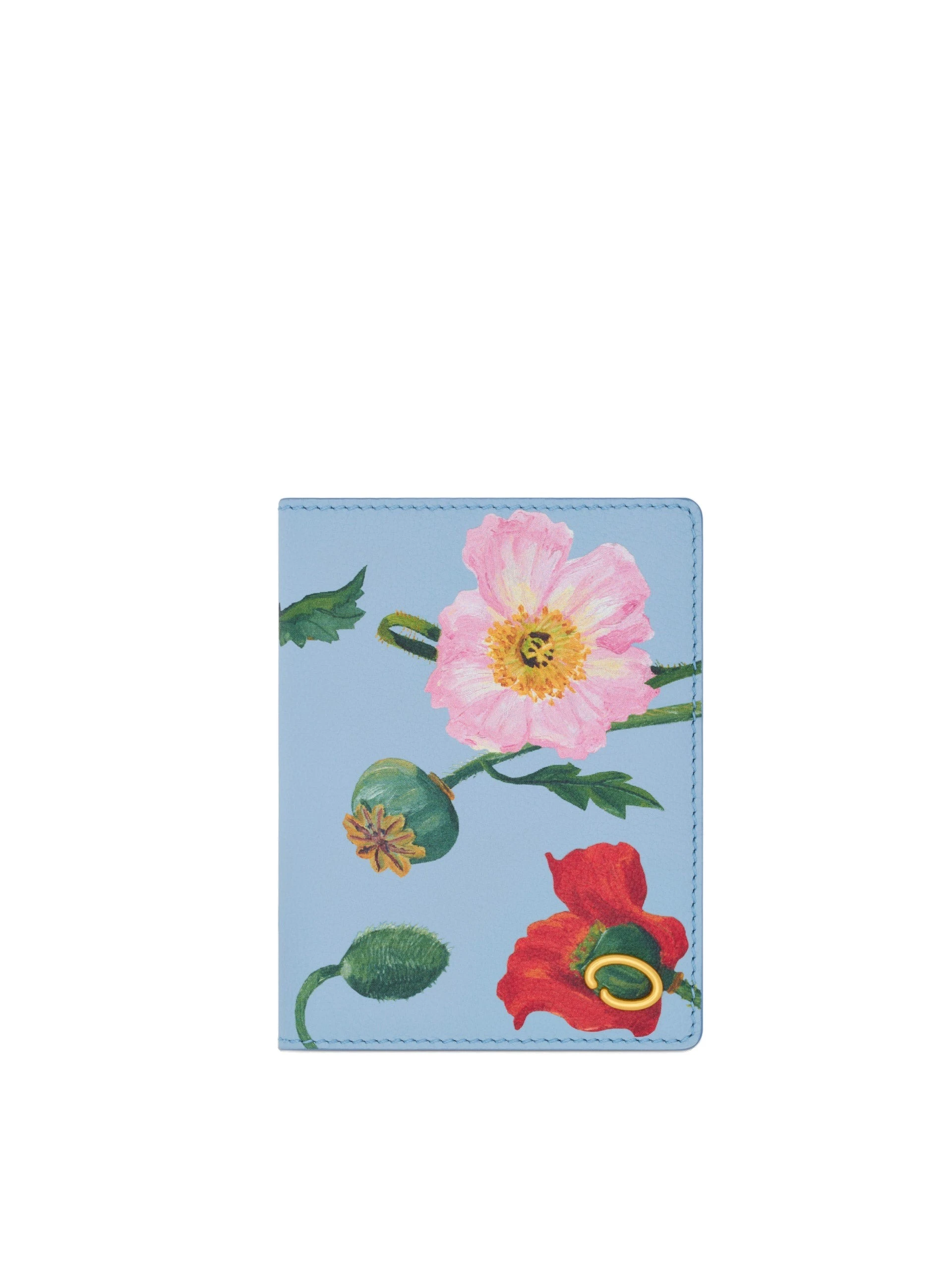 Oscar de la Renta Poppy-Printed Passport Cover Oscar de la Renta Poppy-Printed Passport Cover