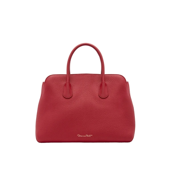 Red tote bag