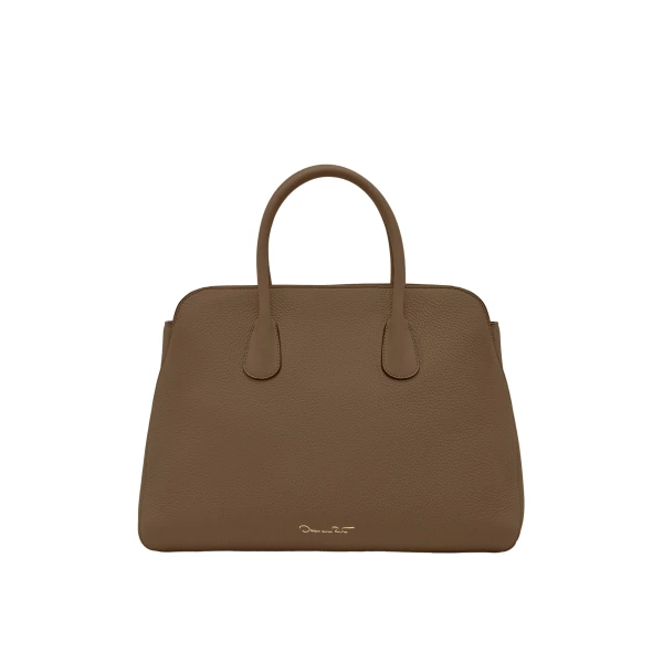 Grey tote bag