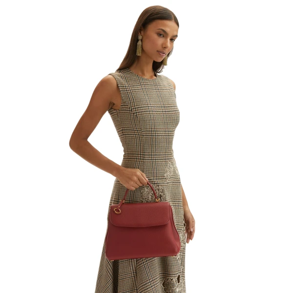 Oscar de la Renta top handle bag