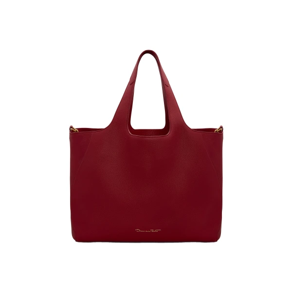 Red tote bag
