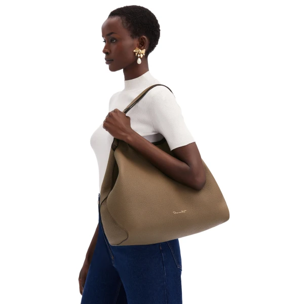 Oscar de la Renta top handle bag
