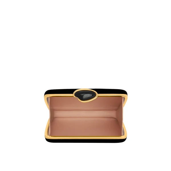 Black clutch bag