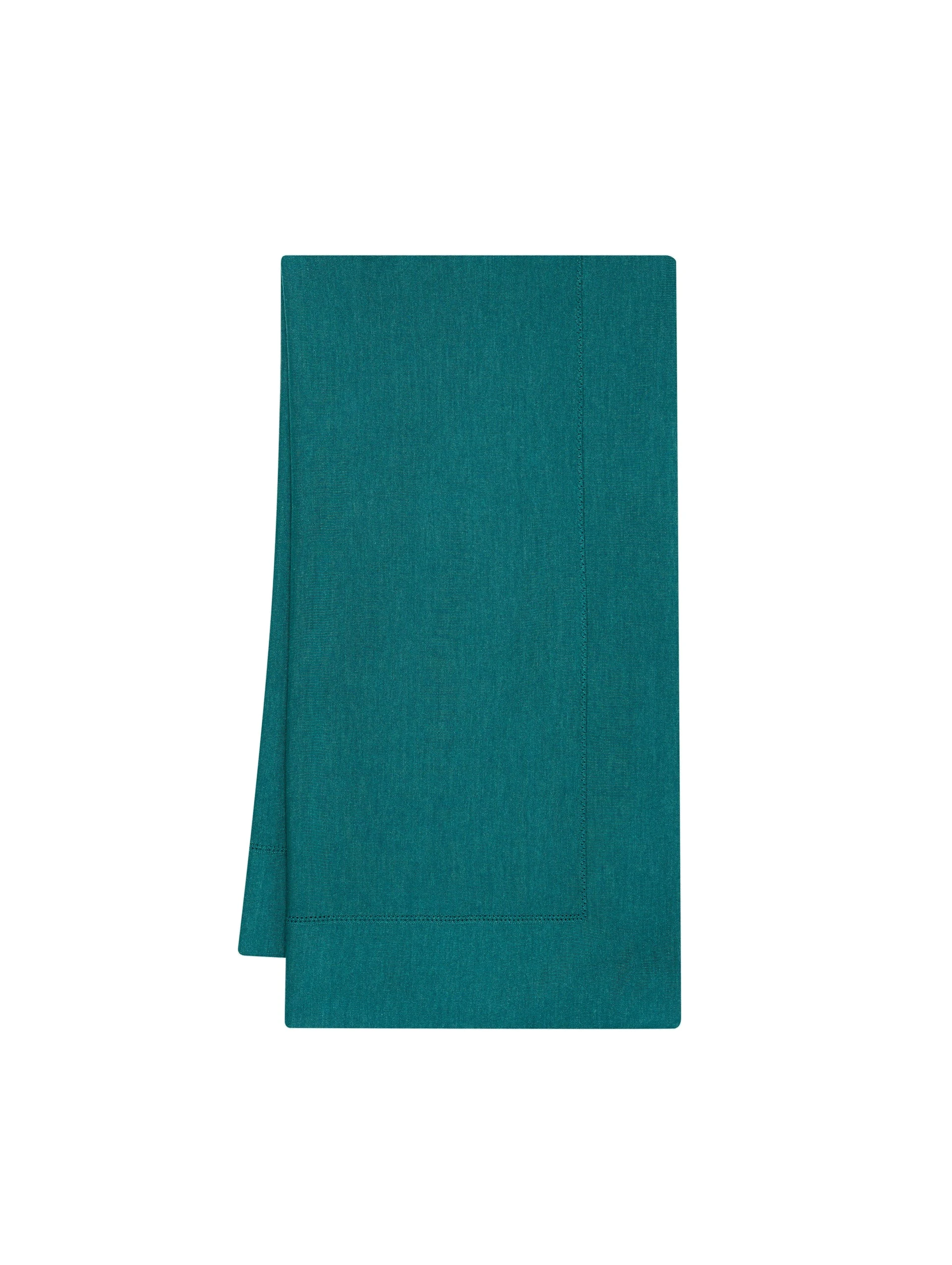 Oscar de la Renta Wool-Blend Shawl in Teal Oscar de la Renta Wool-Blend Shawl in Teal