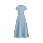 Oscar de la Renta Wool Cap Sleeve Dress | Dresses | Luxury Shoes 