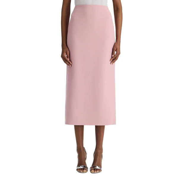 Oscar de la Renta Wool Pencil Skirt