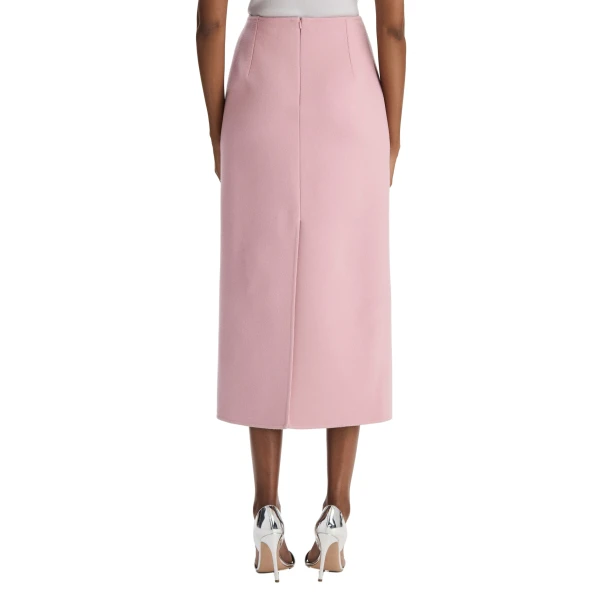 Oscar de la Renta Wool Pencil Skirt