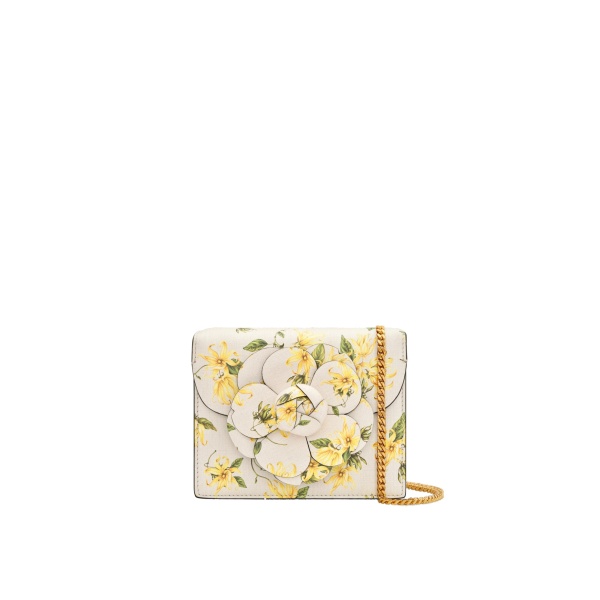 Oscar de la Renta Ylang Ylang Printed Mini TRO Bag