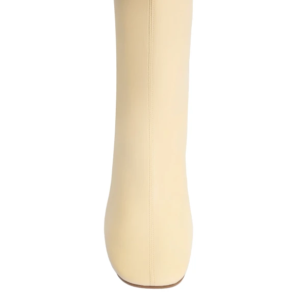Alice 85 Ankle Boots in Butter Nappa Leather - Image 5